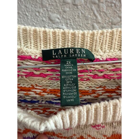 Lauren Ralph Lauren Womens Sweater - Size 2X - Picture 3 of 5